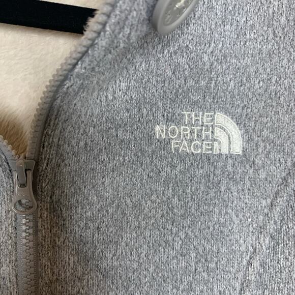 the North Face  Caroluna Fleece Jacket  Sz Small Gray Soft - Picture 12 of 12